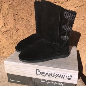 Kids Bear Paw Sherpa Boots